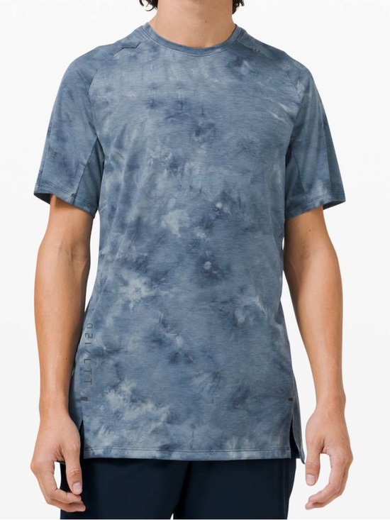 lululemon athletica Other - Lululemon Always Agile Short Sleeve size XS Men's Shirt Blue Tie-Dye